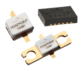 RF flange, pill and surface mount package for Wolfspeed RF S-band product category page